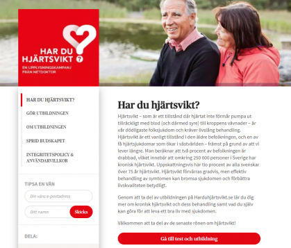 Hjärtsvikt - en upplysningskampanj från Netdoktor.se