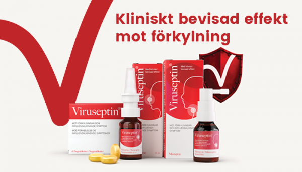 Så hjälper Viruseptin förkylningsspray mot förkylning och influensa